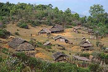 Laotian Mountain Village by Asienreisender