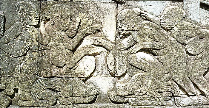 Cock Fight in Angkor by Asienreisender