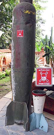 Unexploded Ordnance in Laos by Asienreisender