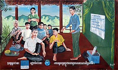 'Schoolclass in the Countryside of Cambodia' by Asienreisender