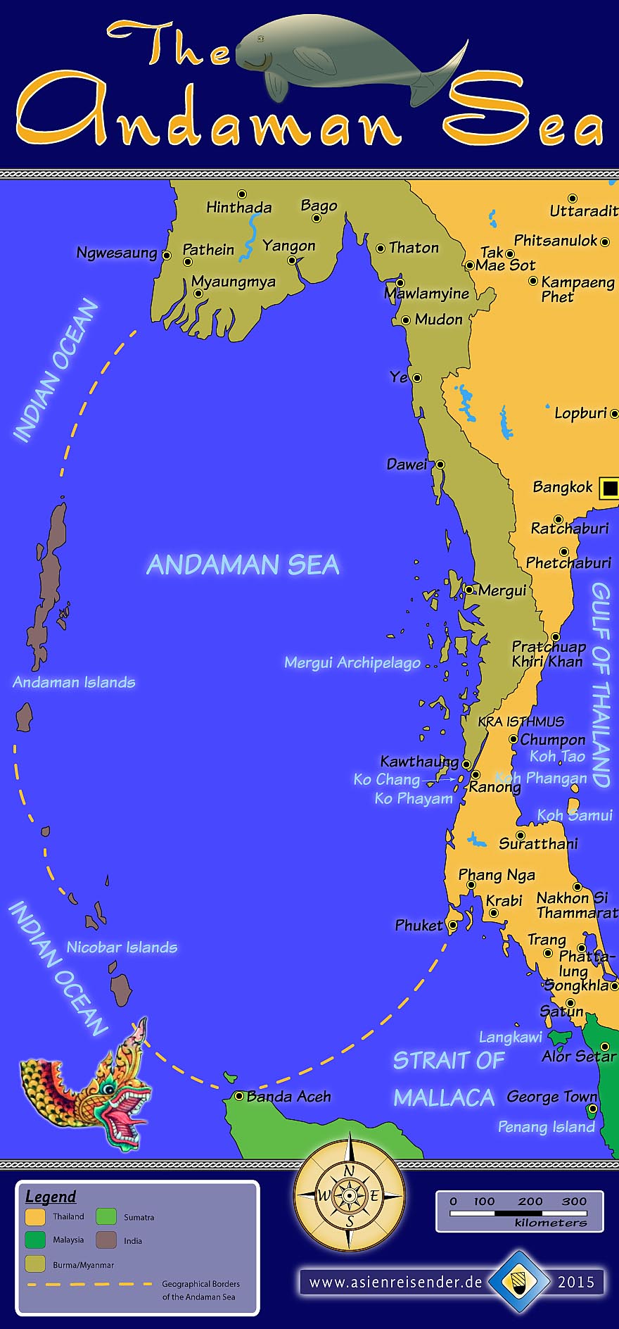 'Interactive Map of the Andaman Sea' by Asienreisender