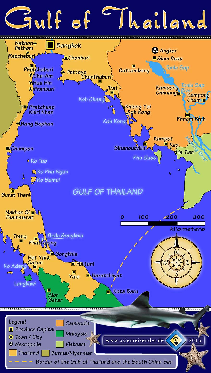 'Interactive Map of the Gulf of Thailand' by Asienreisender