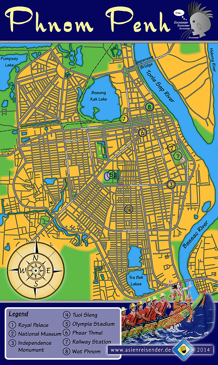 'Map of Phnom Penh' by Asienreisender