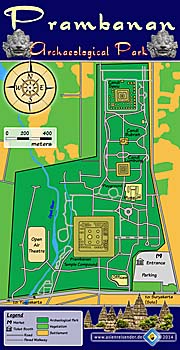 'Map of Prambanan Archeological Park' by Asienreisender