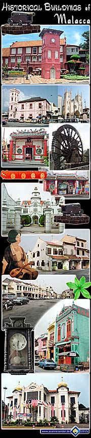 Thumbnail 'Photocomposition Historical Buildings in Malacca' by Asienreisender