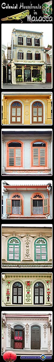 Thumbnail 'Photocomposition Colonial Housefronts in Malacca' by Asienreisender