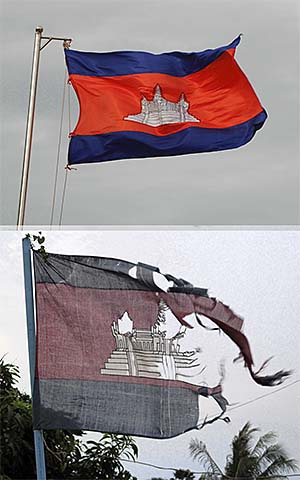 'The Cambodian National Flag' by Asienreisender