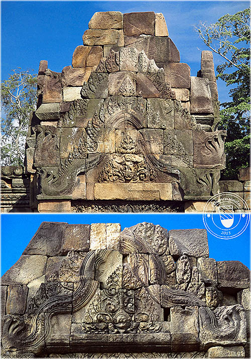 'Two Gopura's Gables at Prasat Muang Tam' by Asienreisender