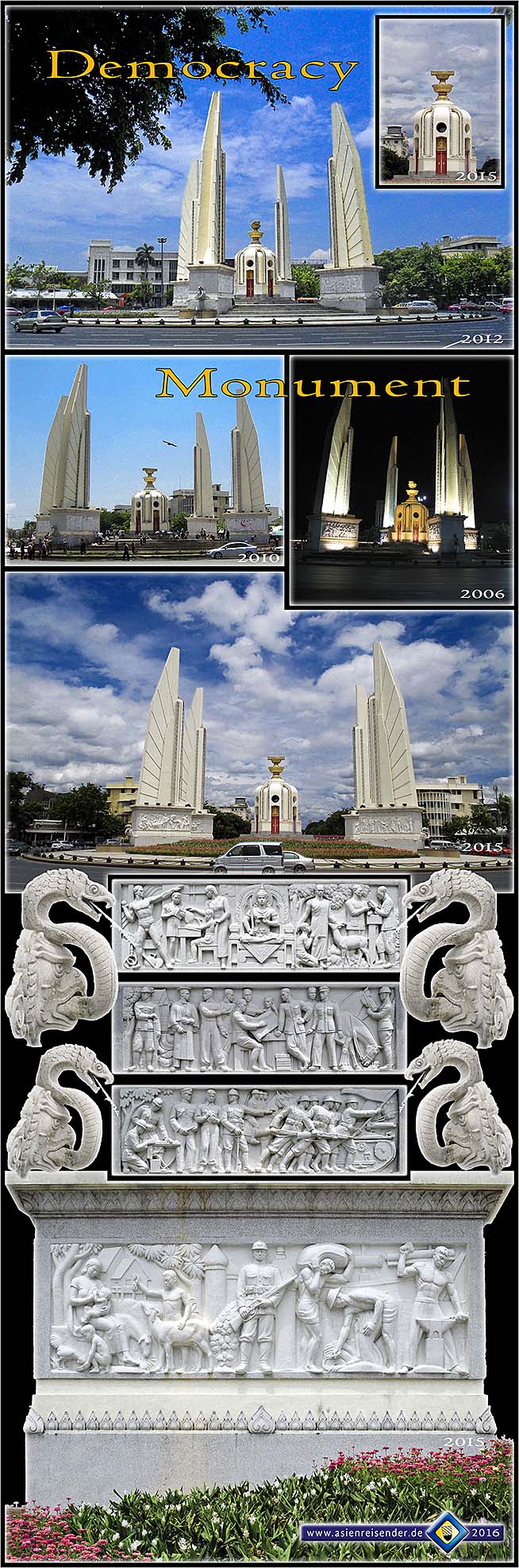 'The Democracy Monument | Bangkok' by Asienreisender
