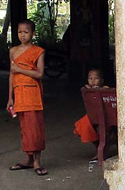'Novices in a Cambodian Wat' by Asienreisender