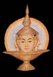 'Boddhisatva on a Plate' by Asienreisender