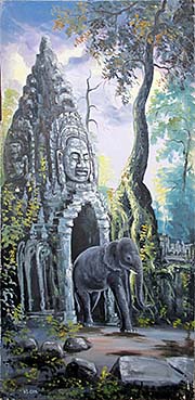'Angkor Painting' by Asienreisender