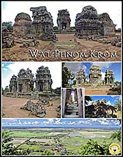 Thumbnail Photocomposition 'Wat Phnom Krom' by Asienreisender