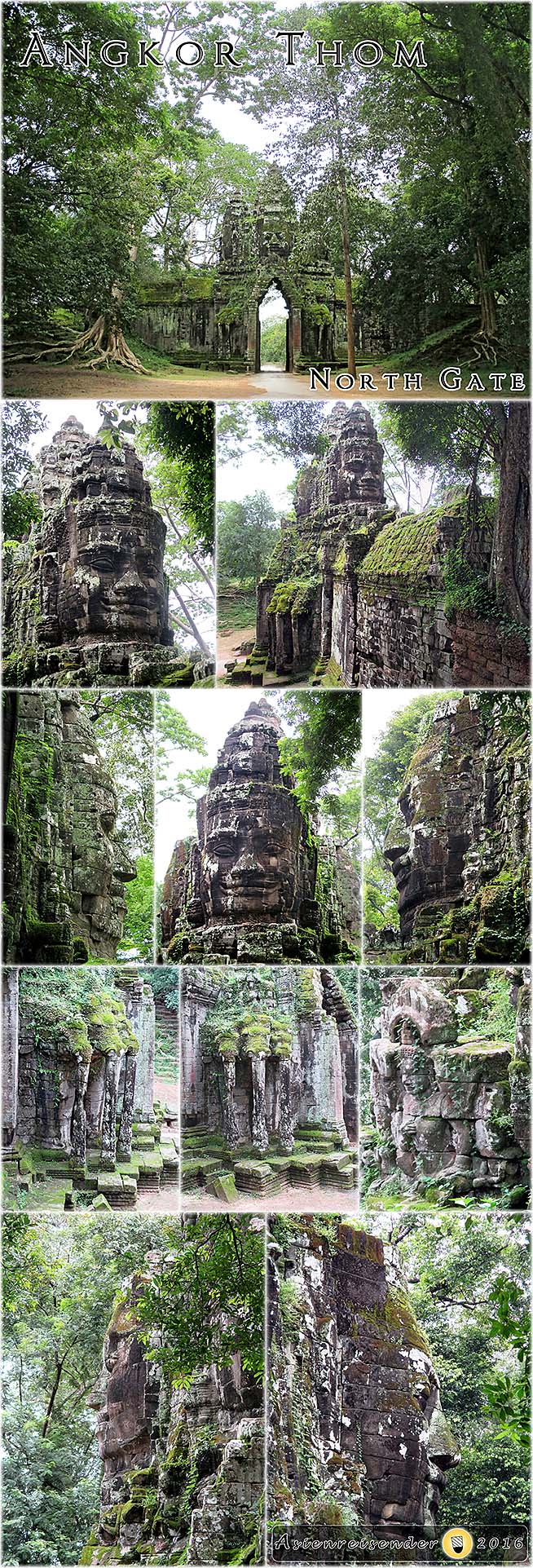'Angkor Thom | North Gate | North Gopura' by Asienreisender
