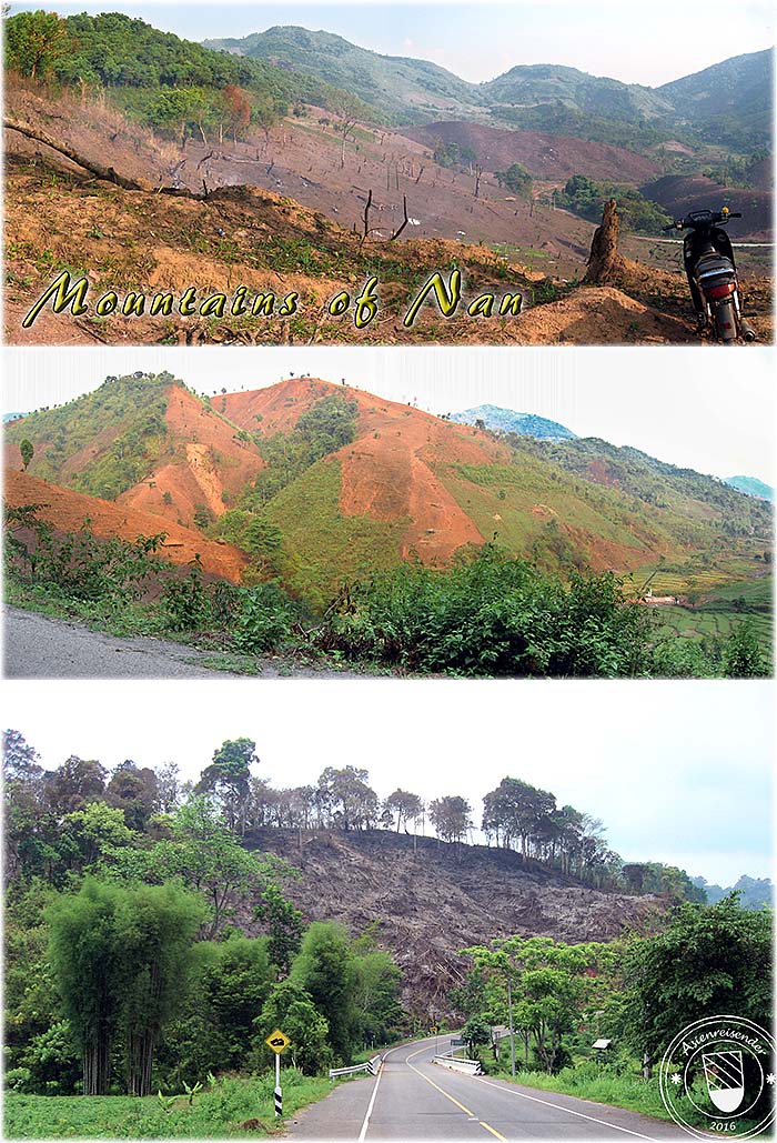 'Mountains and Deforestation in Nan Province' by Asienreisender