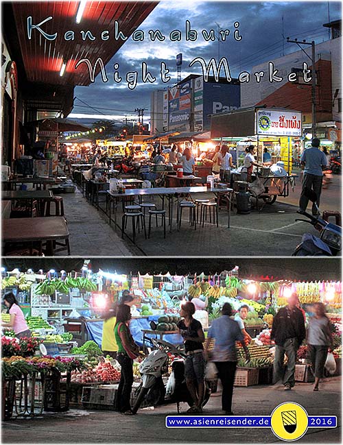 'Kanchanaburi Fresh Market and Night Market' by Asienreisender