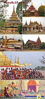 'Burmese / Myanmar Temples of Tachileik' by Asienreisender