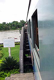 'A Train, Passing over the Bridge on the River Kwai' by Asienreisender