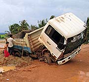 'Truck Stucks in the Mud' by Asienreisender