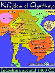 Thumbnail 'Map of the Kingdom of Ayutthaya' by Asienreisender